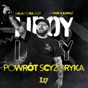 POWRÓT SCYZORYKA: LIROY + HWR & KARAZ W SZCZECINIE!